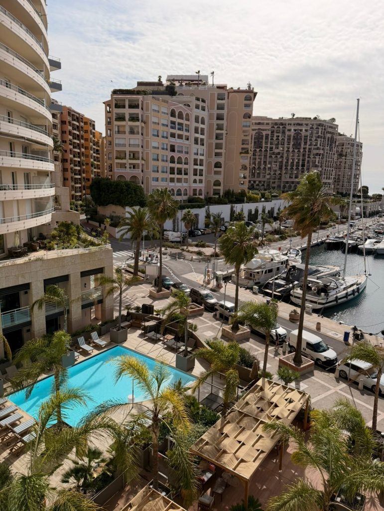 pool area at Marriott